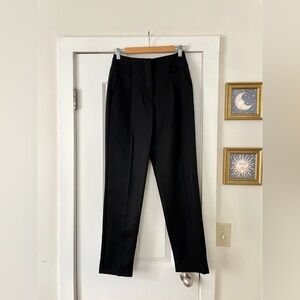 MaxMara Black Trousers Size US 2 Classic Business Work School Preppy Italian
